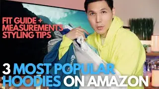 Sizing Guide for the Top 3 Men's Hoodies on Amazon - I help you choose // Fit, Color, Size