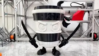 Printing a big Cappuccino assasino with the Dowell3d printer!#dowell3d #3dprinting #machine