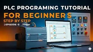 PLC Timer Tutorial for Beginners Episode-5 | TON Timer Explained with Ladder Logic #siemens 