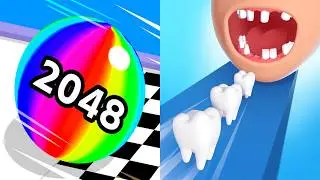 Ball Run 2048 VS Smile Rush - All Levels Gameplay Android iOS Ep 1