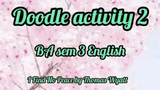 #Doodle_activity #creativeactivities #Englishdepartment #NMC #bhavnagar