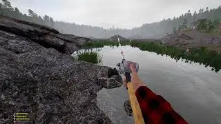 PIKE FISHING IN THE STORM ON LAKE LADOGA (PIKE HUNTING)