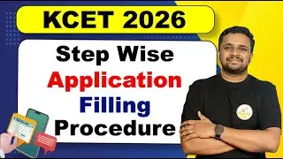 KCET 2026 Application Form Filling Step by Step | Complete Guide | KCET 2026 | KEA KCET 2026