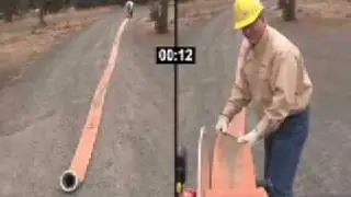 Muscle vs. Machine: Rolling Fire Hose By Hand vs. The Rookie Sidekick Motorized Portable Fire Hose Roller