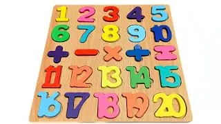 Learning Number 1 To 20 And Symbol Puzzle Activities Preschool Toddler Learning Toys Videos.