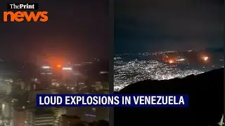 Multiple explosions in Venezuela&rsquo;s capital Caracas