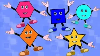 Ten Little Shapes | Counting & Learning Song for Kids