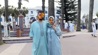 أجواء عيد الفطر في مدينة العرائش أول عيد مع زوجي و عائلة زوجي 😍