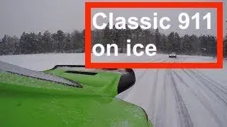 Porsche 911 classic - Ice drivning in Sweden