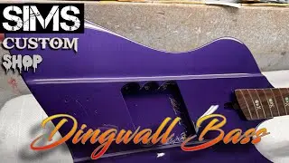 Dingwall D-ROC bass - Plum Crazy Purple by Sims Custom Shop