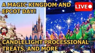 Epcot Festival of The Holidays, Brendan Frasier Candlelight Processional! 12/21/25🎄❄️