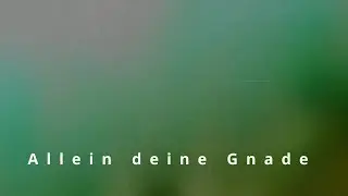 Allein deine Gnade - KARAOKE