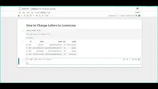 How to Change Letters to Lowercase in Python