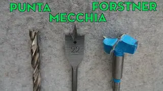 Forare il legno: punte, mecchie, forstner, tazze