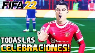 TODAS LAS CELEBRACIONES Y CELEBRACIÓN SECRETA de FIFA 22 ⚽🔥