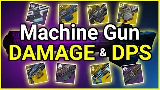 Machine Gun DPS and Total Damage Test - Destiny 2