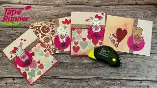 Милые валентинки с зверюшками / Использовано @taperunner_dkusa