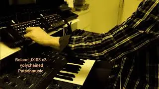 Roland JX-03 pt 4: A hidden gem? 2 JXs polychained