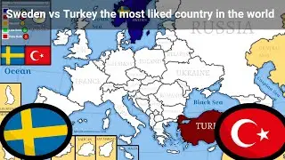 Sweden 🇸🇪 vs Turkey 🇹🇷 the most liked country in the world