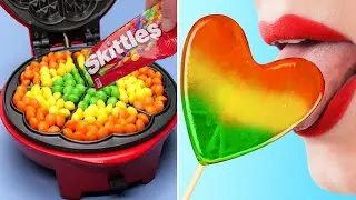 COOLE FOOD HACKS EN GRAPPIGE TRUCS || 27 VOEDINGSMIDDELEN VOOR IN HET WAFELIJZER!