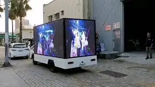 High quality and high refresh P6 outdoor truck led screen