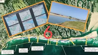 St Francis bay. Ocean front engineering project. Lay down point , access road and spit reverment.