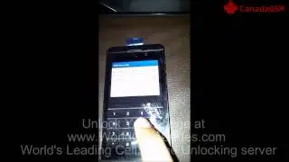 World's first Blackberry z10 Unlocking Brought you by CanadaGSM