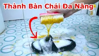 Chỉ Cần 1 Thay Đổi Nhỏ ! Từ 1 Bàn Chải Vô Dụng Thành Bàn Chai Đa Năng/ Chế Bàn Chải Tích Hợp Xà Bông
