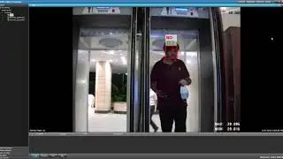 IDIS Thermal Camera with AI face Detection and No Mask Alert set at 35 Degrees Celcius