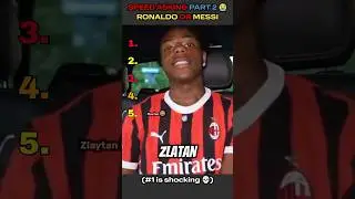 SPEED ASKING RONALDO OR MESSI 😂🔥PART 2 (THIS ANSWER WAS CRAZY) #viral #ishowspeed #shorts #speed
