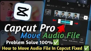 Capcut Audio Move Problem | Capcut Audio Adjustment Problem | Capcut Audio Timeline Adjust Fixed ✅