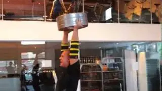 overhead rock lift 75kg strongmanknut