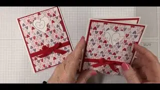 Stampin' Up! SWEET CONVERSATIONS Valentine's Day Card w/ Give it a Whirl Dies Class Project 4