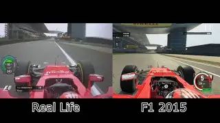 F1 2015 vs Real Life comparison