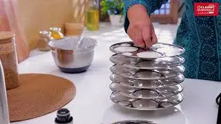 Classic Essentials Stainless Steel Idli Cooker with 6 Plates