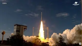 Arianespace KOMPSAT-7 Launch from Guiana space centre