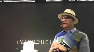 Tinker Hatfield introduces Nike's power lacing shoes, the HyperAdapt 1.0