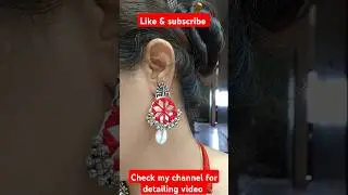 Diy Navratri special jwellery 🥳#diy #gujjubencraftwala #art #craft #navratri #youtubeshorts #video