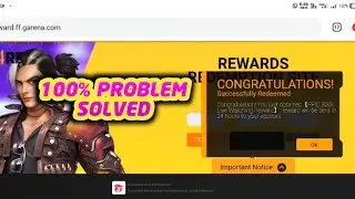 FFIC CODE REDEEM PROBLEM SOLVED