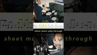 Paranoid - Black Sabbath | Drum Cover w/ Sheet Music 🥁