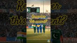 India & Pakistan - From Friendship to Silence | A Message for Peace Through Cricket 🕊️ #shorts