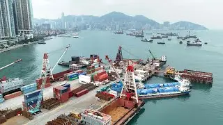 香港航拍---南昌、長沙灣海旁 Nam Cheong &  Cheung Sha Wan Promenade, Hong Kong by DJI Flip 4K