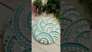 Lippan Art ❤️😍 | Handmade Wall Decor #shorts #art #diy #trending