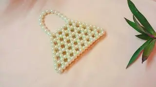 Mini pearl bag tutorial /Beginner's Friendly/Beads Craft #trending #youtube #viral #youtube