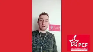 1er Mai- Intervention d'Hugo Blossier, secr&eacute;taire d&eacute;partemental de la f&eacute;d&eacute;ration de la Vienne du PCF