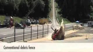 Trailer of the new debris fence of our sister company 