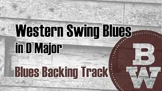 Western Swing Blues in D - Blues Backing Track