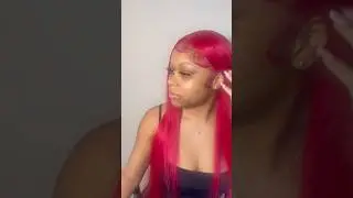 Start To Finish Red Wig Install | Beginner Friendly ￼ #tiktok #trending #wiginstall #frontal #wigs