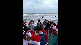 Daytime Holiday Party Florida Style! #surfingsantas #floridalife #hollysdayz