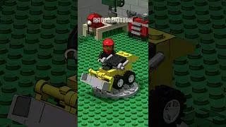 LEGO Mini Dozer Tutorial #lego #legotutorial #stopmotion